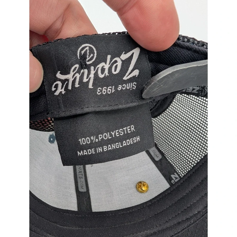 Zephyr Z Hats‎ Cap Snap Back Green Blue Mesh Trucker Camp Foley Minnesota Men